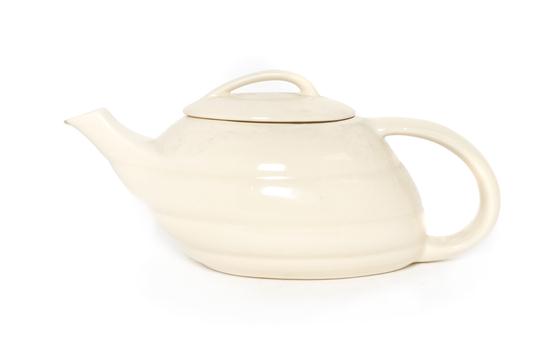 A Bauer Glazed Pottery Ringware Tea