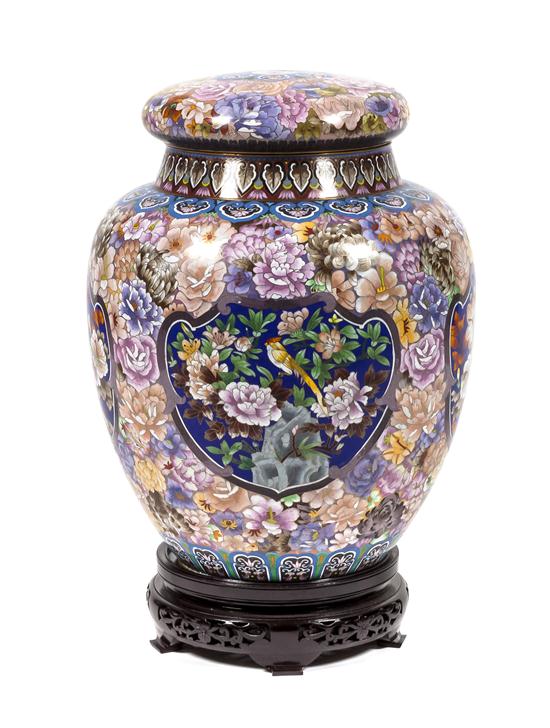 A Massive Chinese Cloisonne Covered