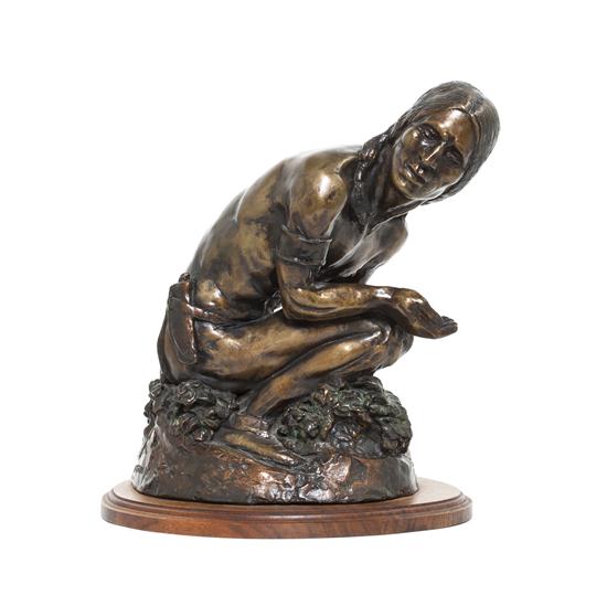 An American Bronze Figure Robert 152e9b