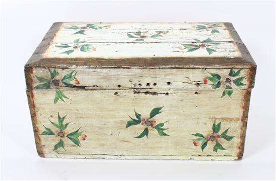 A Mexican Painted Box circa 1850 152eb0