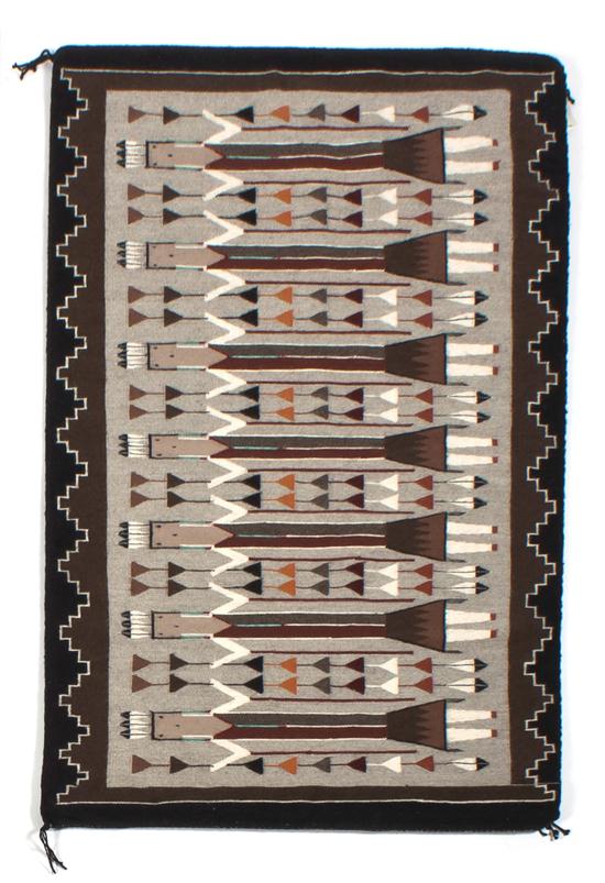 A Yei Navajo Weaving Ella B. James