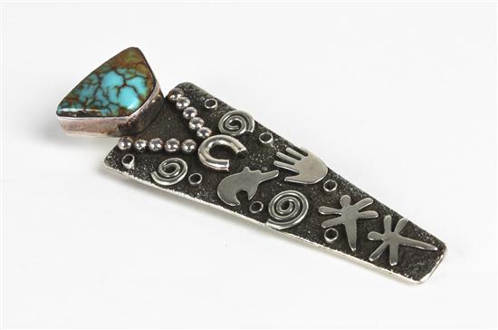 A Sterling Silver and Turquoise 152efd