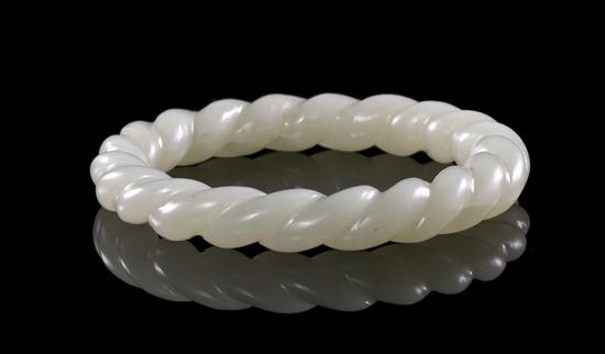 A Jade Bangle with Twist Carving 152f88