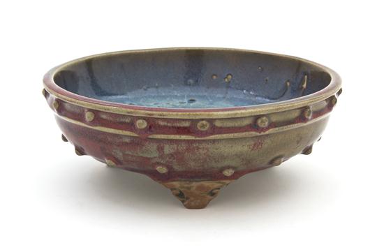A Jun Ware Footed Narcissus Bowl