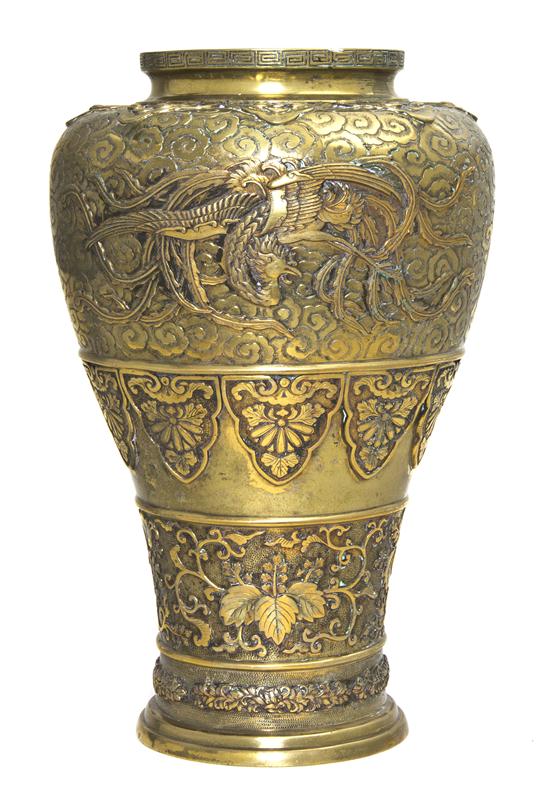 A Chinese Bronze Vase of baluster