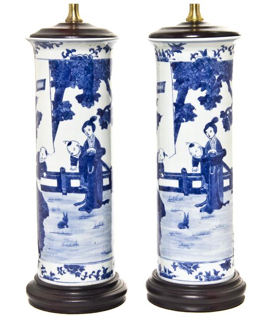 A Pair of Chinese Porcelain Vases