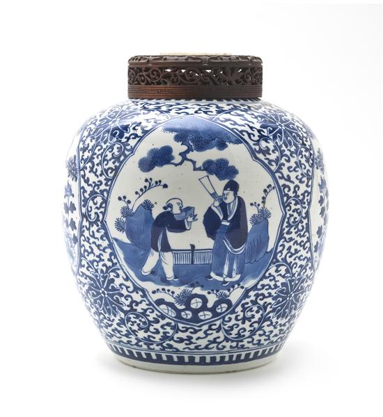 A Chinese Porcelain Ginger Jar