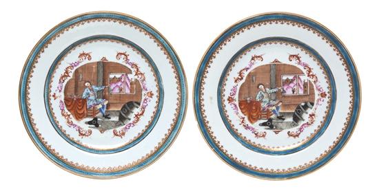 A Pair of Chinese Famille Rose 15301e