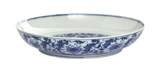 A Chinese Porcelain Dish the center