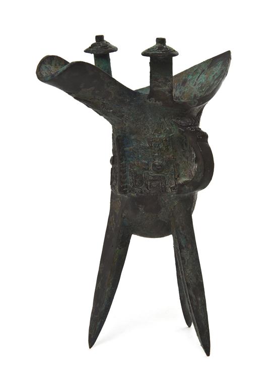 A Bronze Wine Vessel having flared 153140