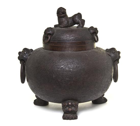 A Chinese Pottery Lidded Censer 153148