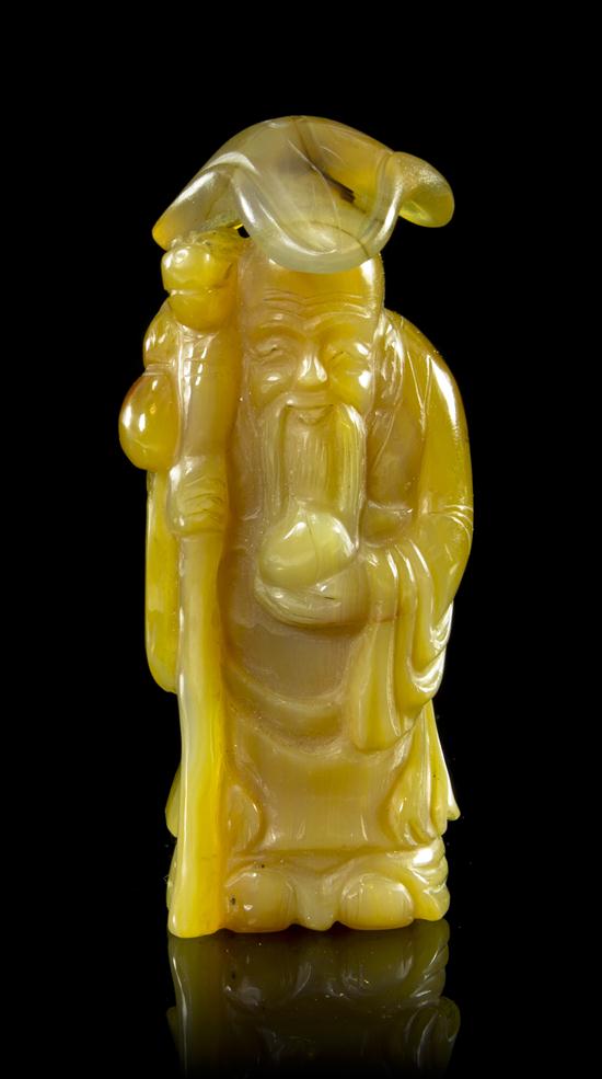 A Carved Agate Snuff Bottle having 153164