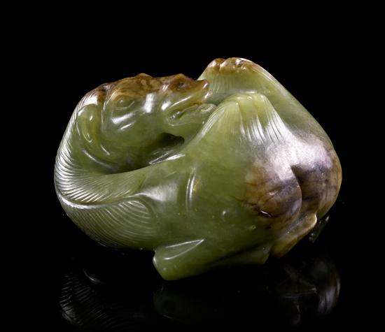 A Jade Toggle of a Bactrian Camel