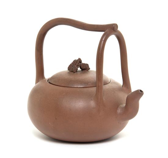 An Yixing Pottery Teapot of squat 1531a8