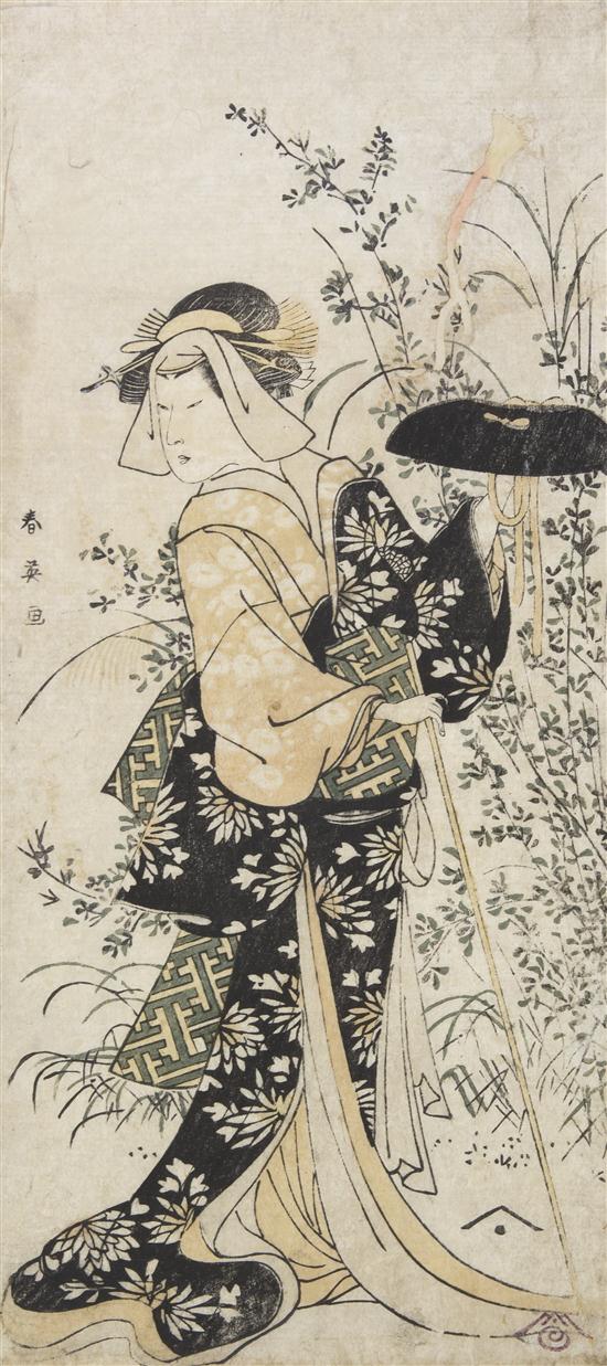 A Japanese Woodblock Print Katsukawa