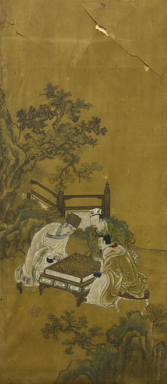A Japanese Painting on Paper Kano