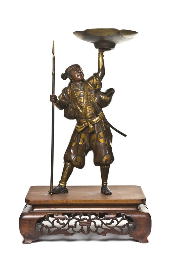 A Japanese Mixed Metal Figure of 1531cb