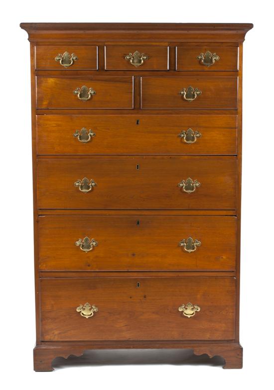An American Chippendale Style Walnut