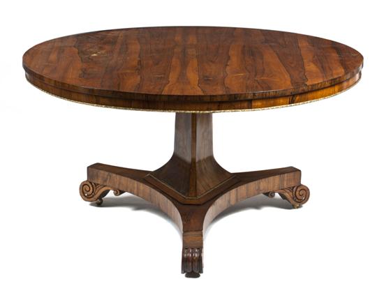 An English Regency Rosewood and 15327d
