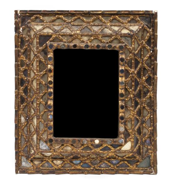 A Spanish Colonial Giltwood Mirror 1532b4