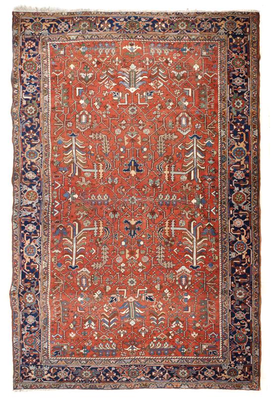 A Heriz Wool Carpet having repeating 1532d0