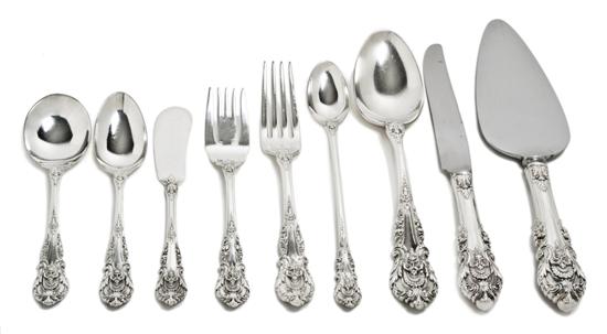 An American Sterling Silver Flatware