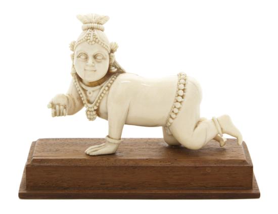 A Southeast Asian Carved Ivory