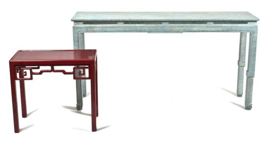 A Chinese Painted Altar Table having 153319