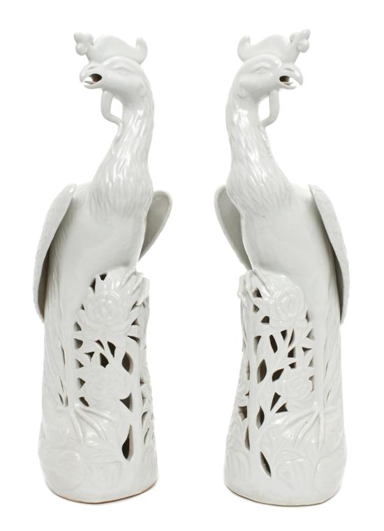 A Pair of Chinese Porcelain Phoenix 153326