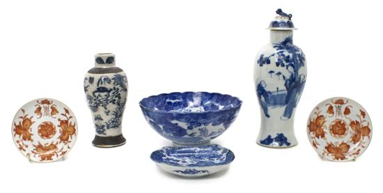A Group of Porcelain Table Articles
