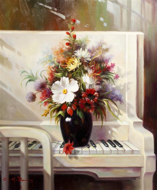 C. H. Bamy (20th century) Flowers