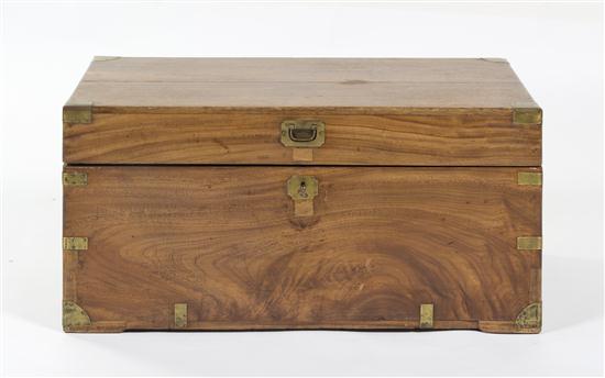 A Brass Mounted Campaign Trunk 153415