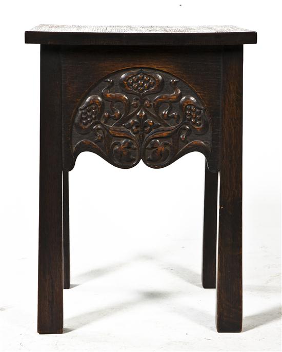  An Arts and Crafts Oak Occasional 15341f