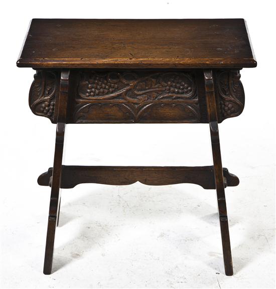 An Arts and Crafts Carved Oak 15342c
