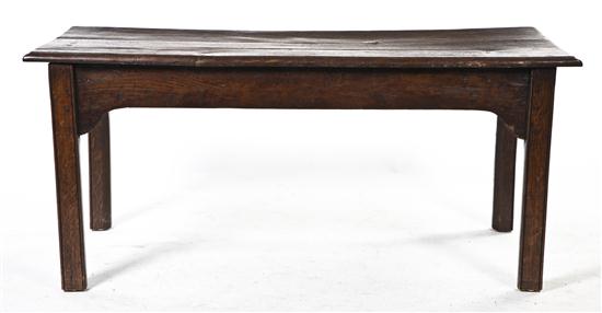 *An English Mahogany Low Table having