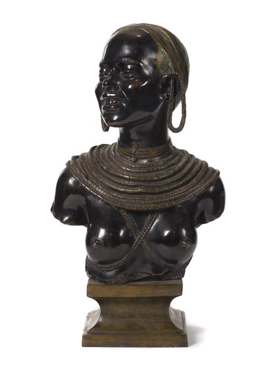 An Italian Bronze Bust depicting