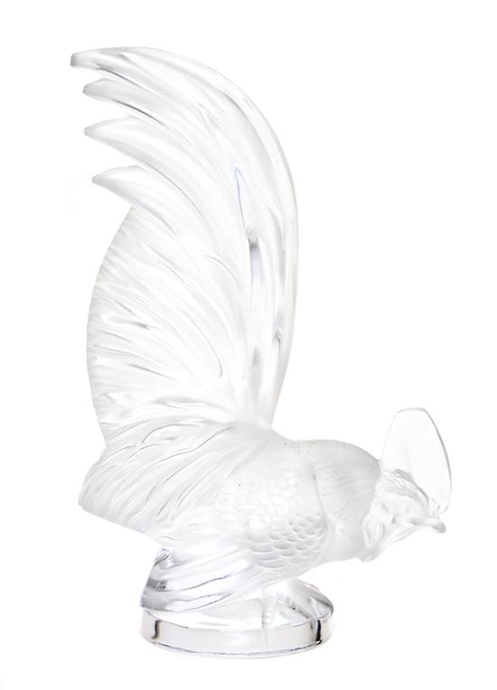 A Lalique Molded and Frosted Glass