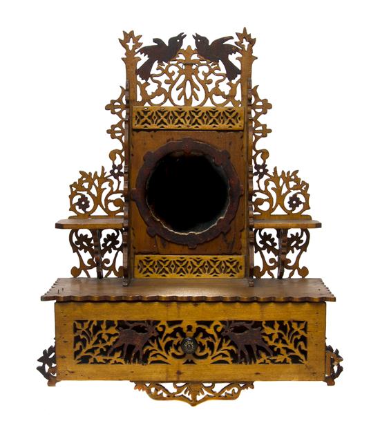 An American Fretwork Hanging Etagere 153491