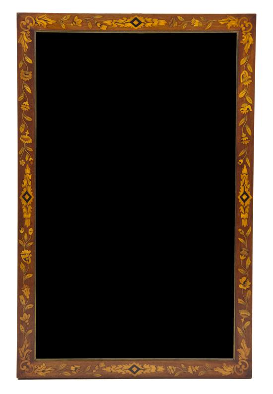 A Dutch Marquetry Dressing Table Mirror