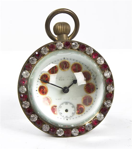 A French Paperweight Desk Clock 1534b9