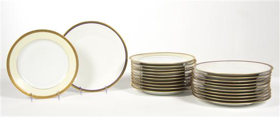 A Set of Eleven Bavarian Dinner Plates