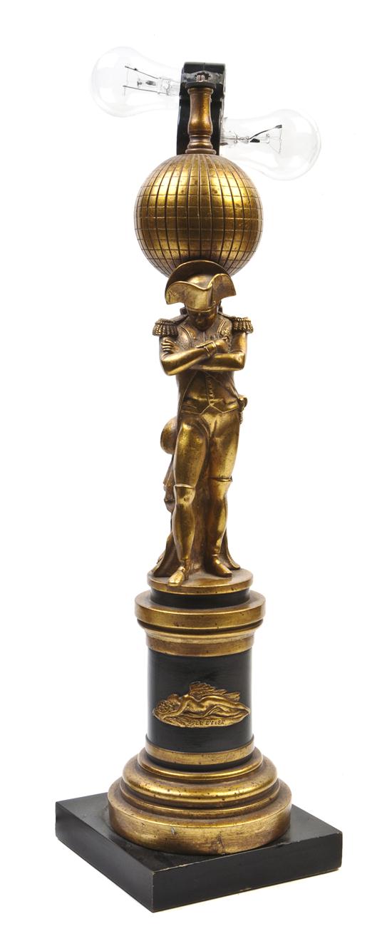 *A Parcel Gilt Composite Figural