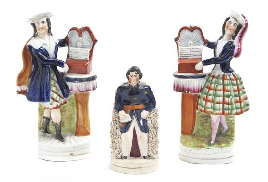 *A Pair of Staffordshire Figures