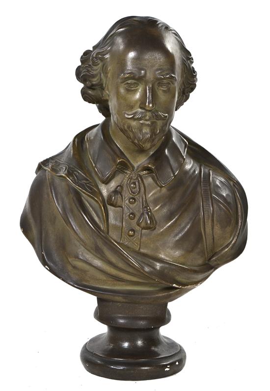 *A Plaster Bust depicting William Shakespeare