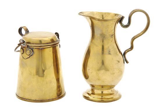 A George III Brass Creamer circa 15352c