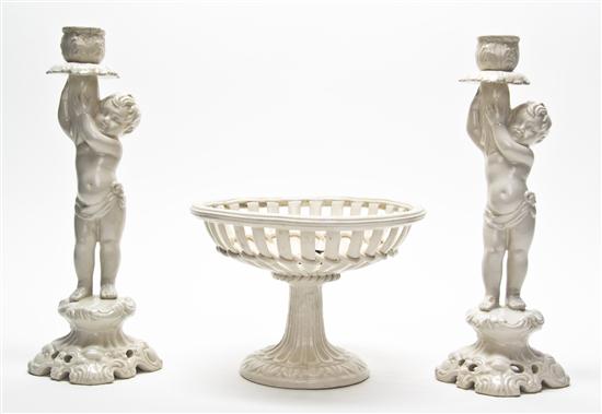 *An Italian Porcelain Table Garniture