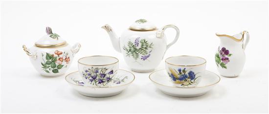 *A Royal Copenhagen Diminutive Tea Set