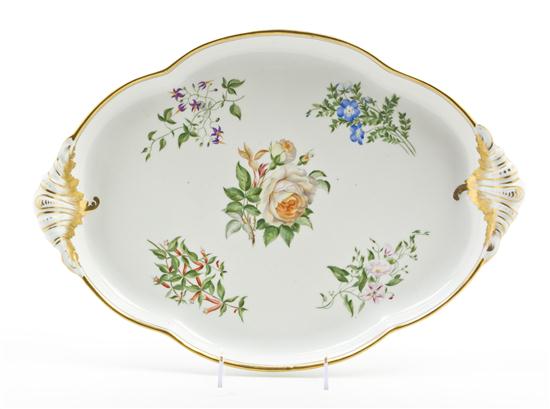  A Paris Porcelain Tray 19th century 15354f