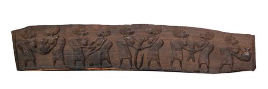  An African Carved Wood Panel Makonde 153571