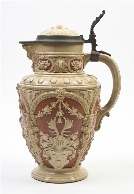 A German Ceramic Ewer Villeroy 15356a